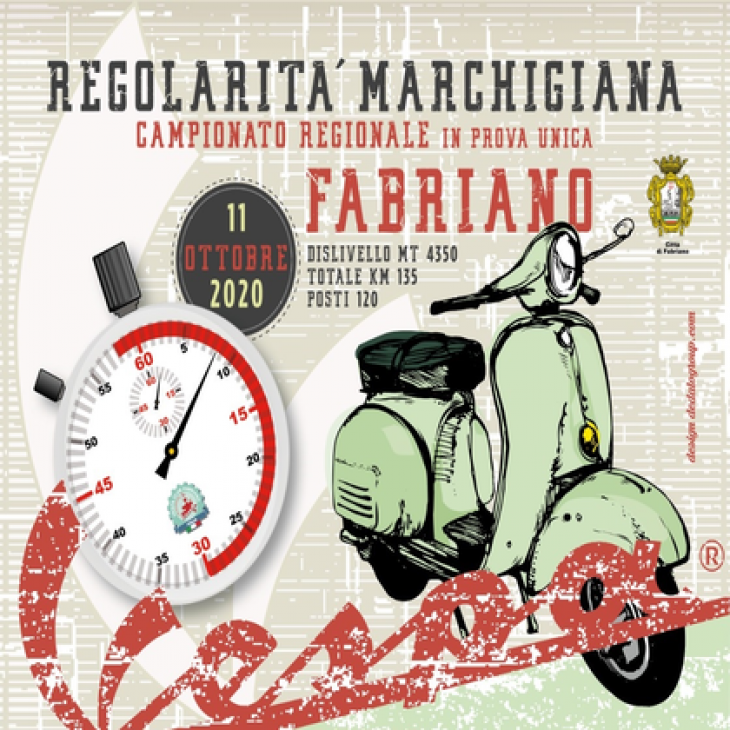 Campionato Regolarità Marchigiano a Fabriano l’11 ottobre.